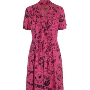 BURBERRY FUSCHIA DRESS